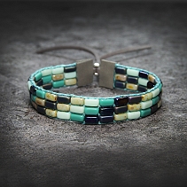 Ethnic bracelet - beading - Turyn