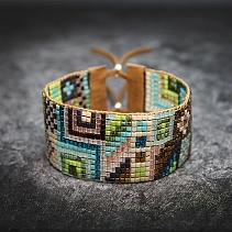 Ethnic bracelet - beading - Dallas