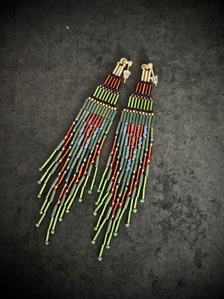 Kolczyki Etno Samoa duże