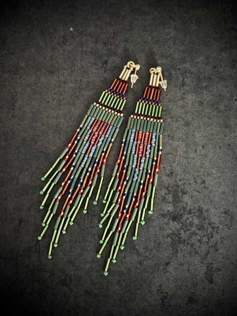 Kolczyki Etno Samoa duże