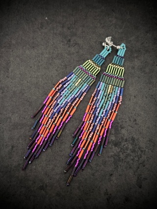 Kolczyki Etno India duże