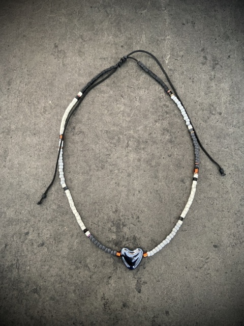Naszyjnik Ceramo Black Heart