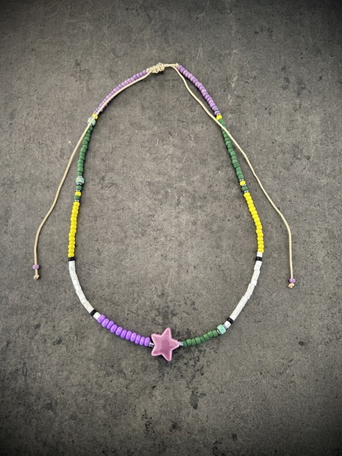 Naszyjnik Ceramo Purple Star