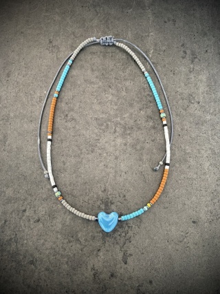 Naszyjnik Ceramo Blue Heart