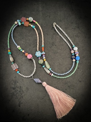 Naszyjnik Stone Premium Cream